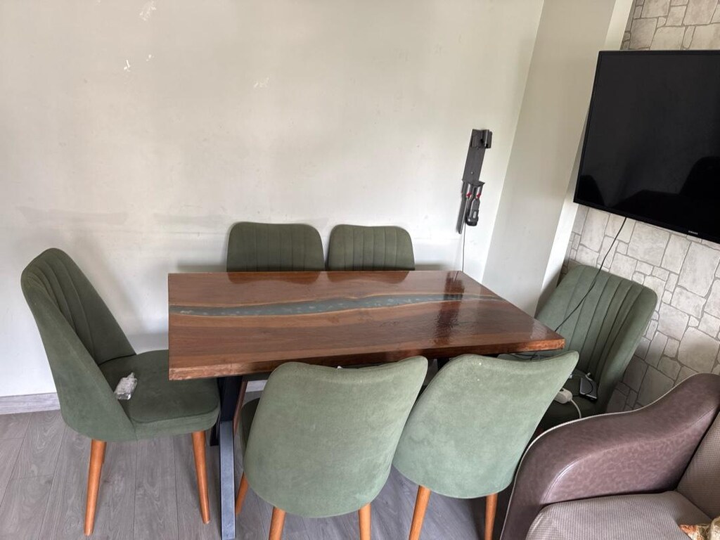 Ceviz ağacı yemek masası - 4