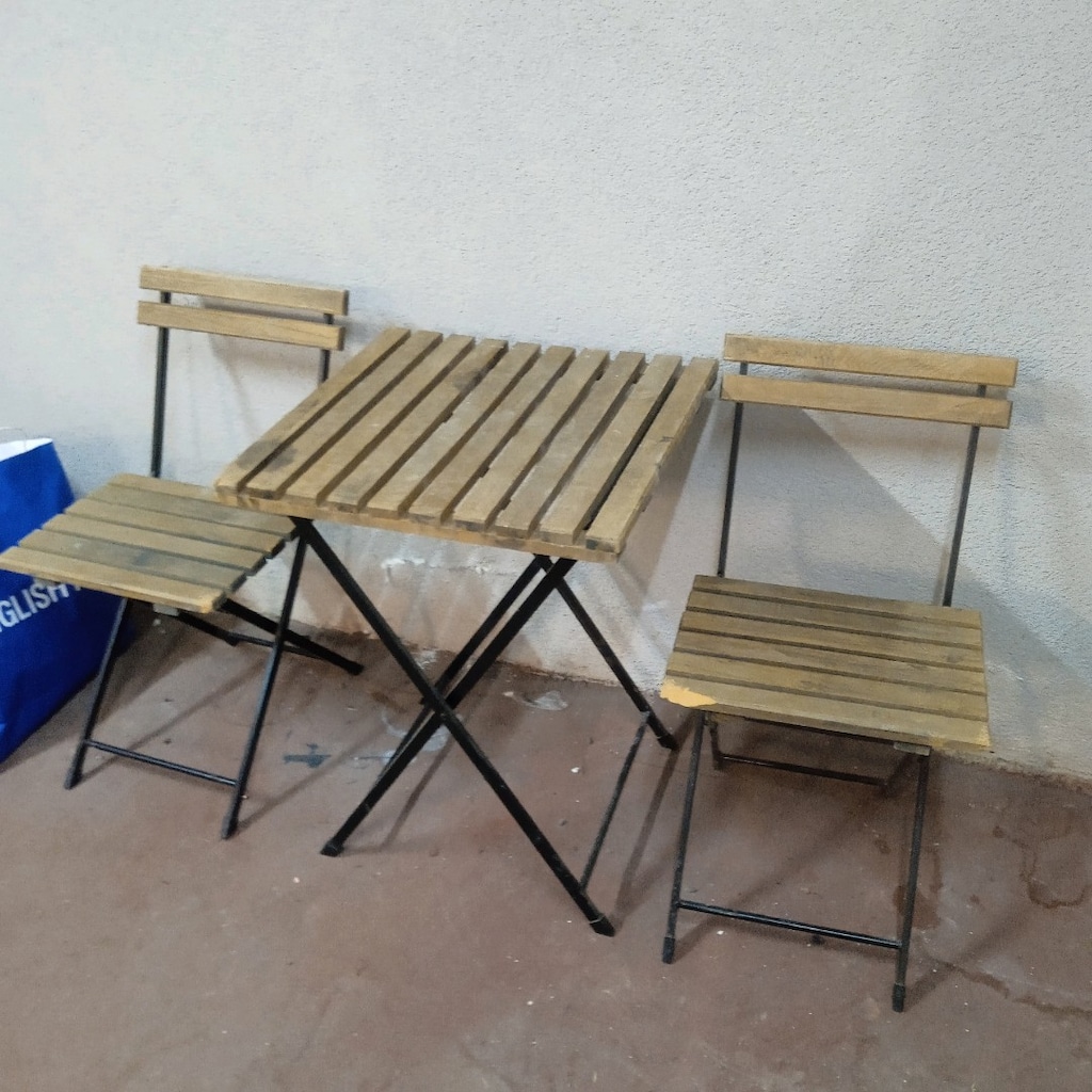 katlanır ev bahçe masa sandalye - 3
