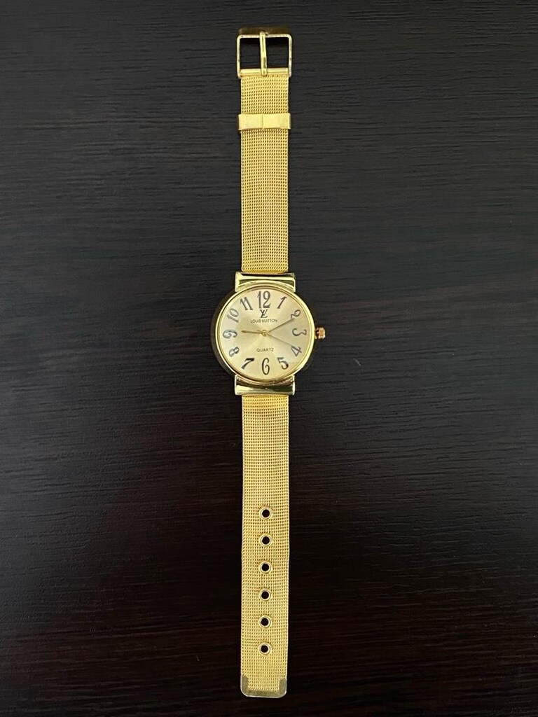 Louis Vuitton Altın Saat Vintage - 4