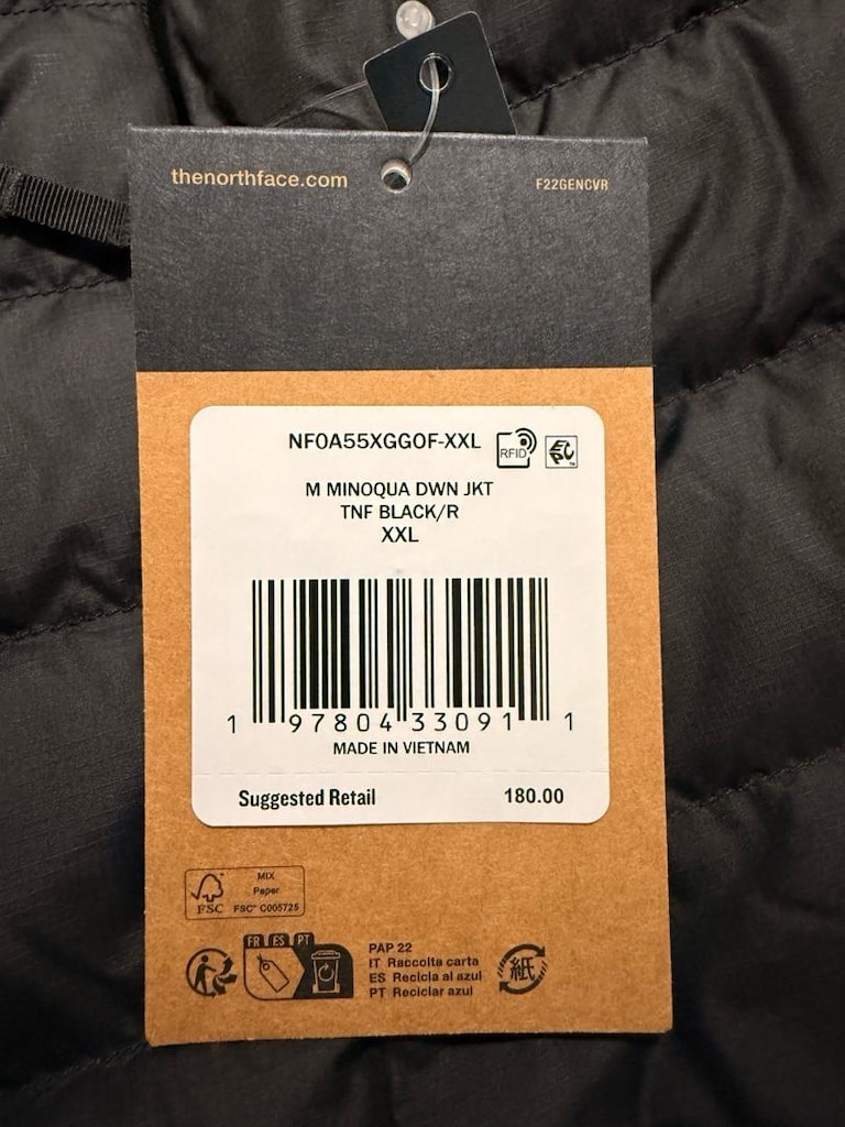 Sıfır Etiketli The North Face 550 Sertifikalı Kaz Tüylü Ceket Mont - 8