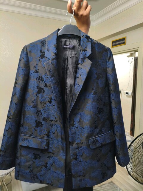 Navy Deri Takım Ceket “Limited Edition Colour