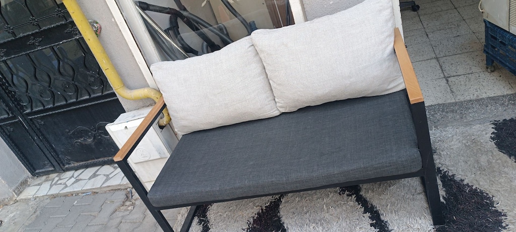 2Lİ BALKON YAZLIK HER YERE UYGUN DEMONTE OLA BU İLEN İKİLİ KOLTUK - 8
