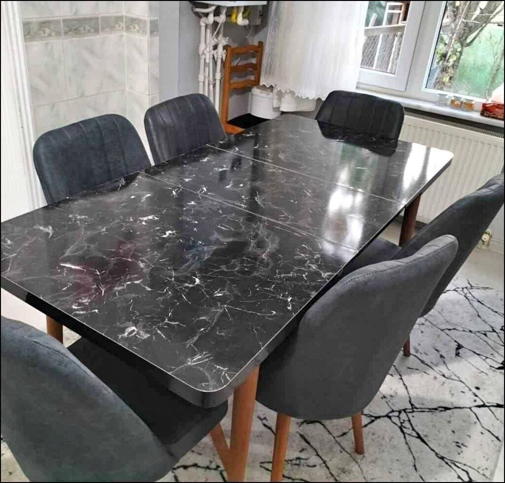 KELEBEK MASA TAKIMI / MASA /SANDALYE / YEMEK MASASI / MUTFAK MASASİ / - 5
