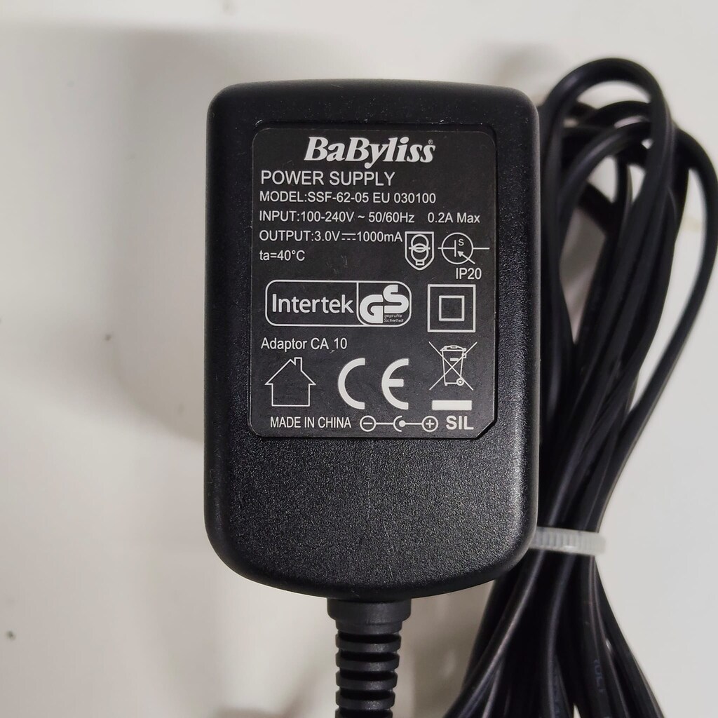 Original Babylis SSF-62-05 EU 030100 Output: 3V-1000mA ŞARJ ALETİ ADAP - 6