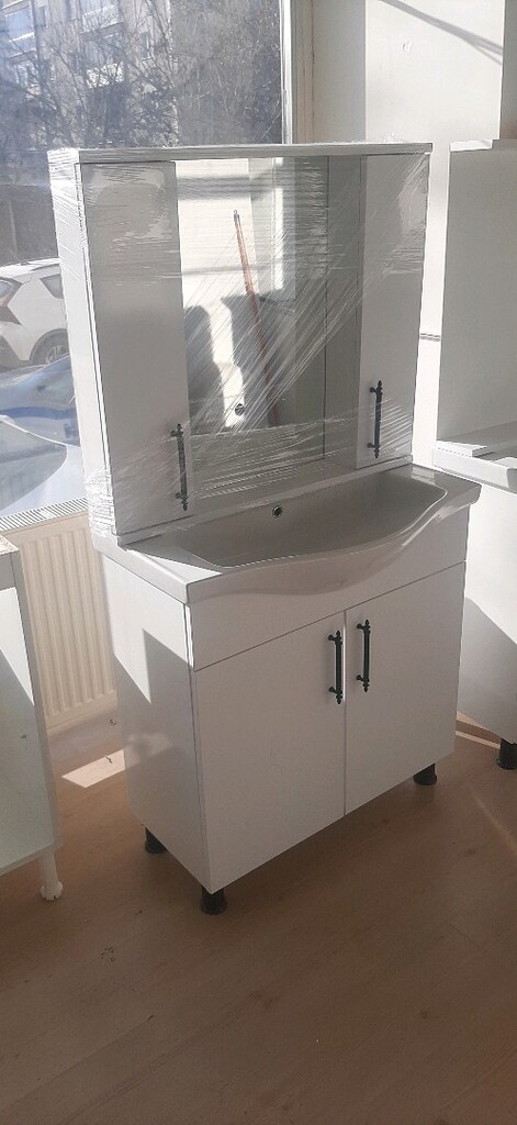 ALT UST 65LIK 80LIK MDF BANYO DOLAPLARI - 6