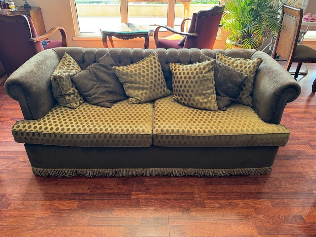 Yenilenmiş, hasarsız Chesterfield koltuk - 3