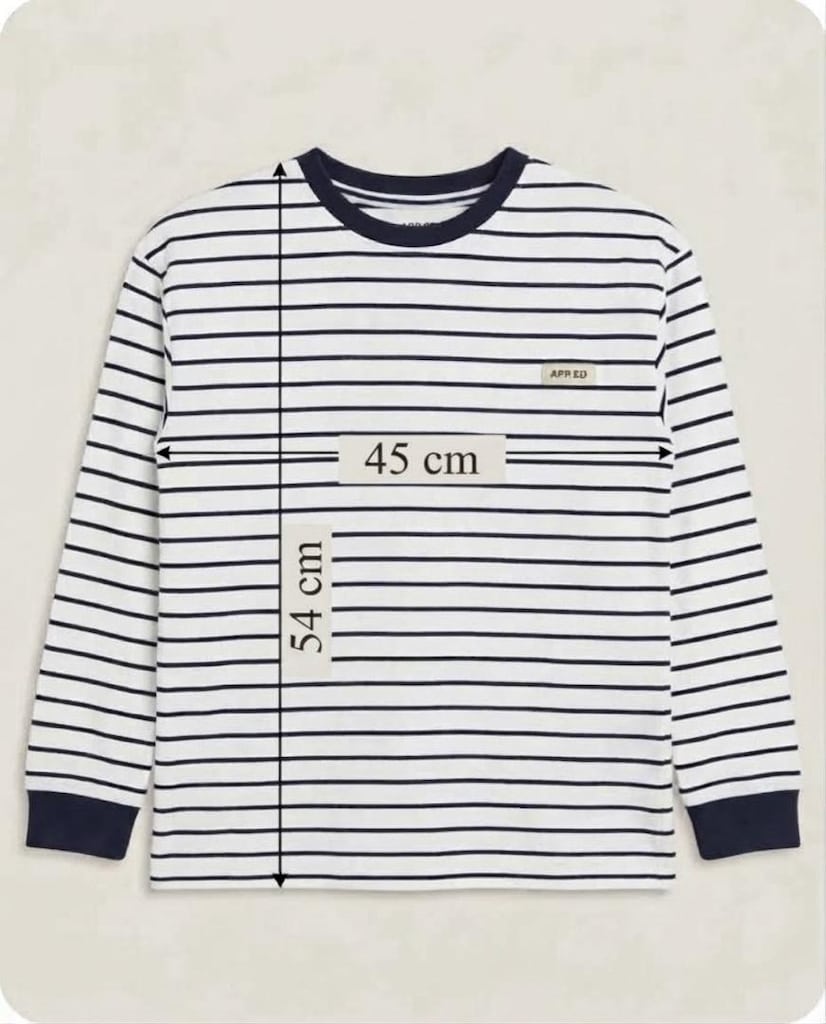 Zara Kids çizgili uzun kollu tişört - 6