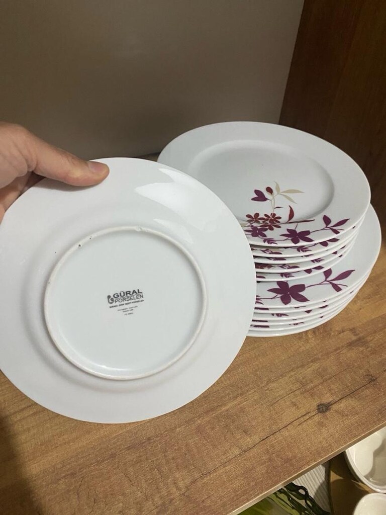 güral porselen 6 pasta 6servis tabağı - 3