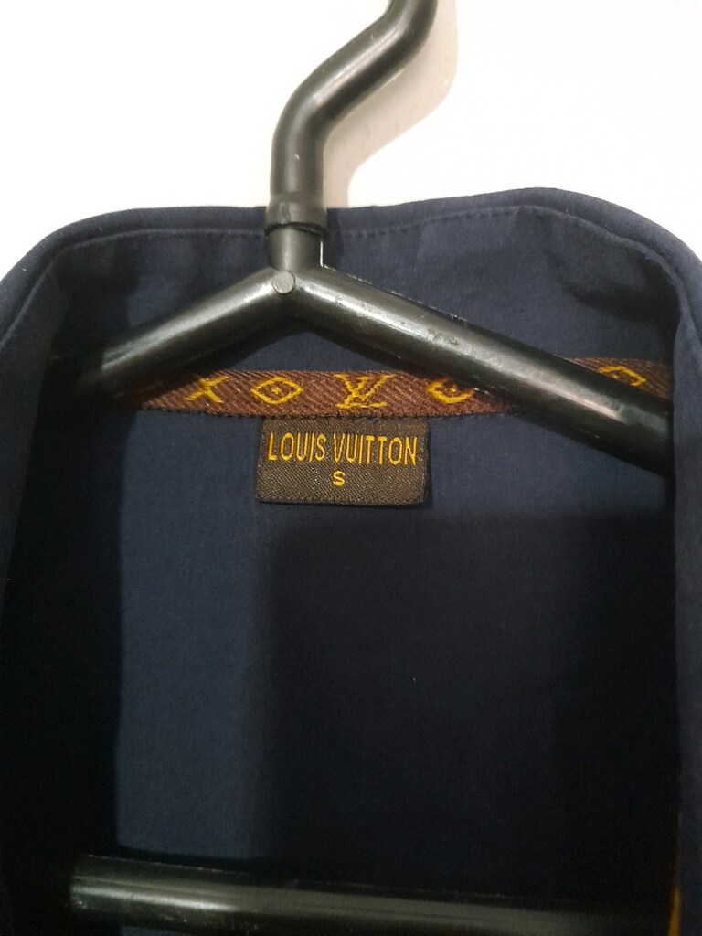 Lacivert S beden Louis vuıtton marka gömlek - 3