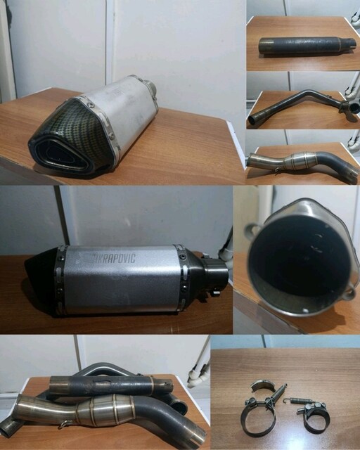 Akrapovic Karbon Uç Egzoz Seti 51mm – 250SR/ R25 / MT25 / 250NK Uyumlu