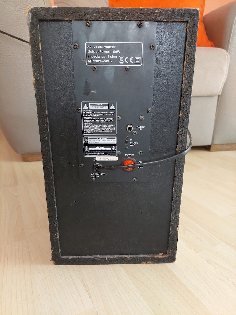 Aktif Subwoofer 4ohm 100w - 4
