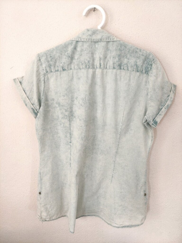 LEKE Jean bayan vual kumaş denim tunik - 3