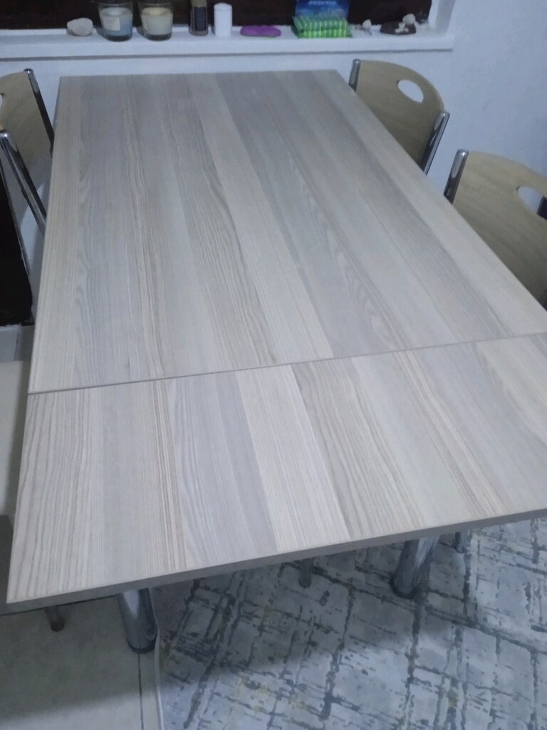 açılabilir mutfak masası ve sandalyeleri - 6