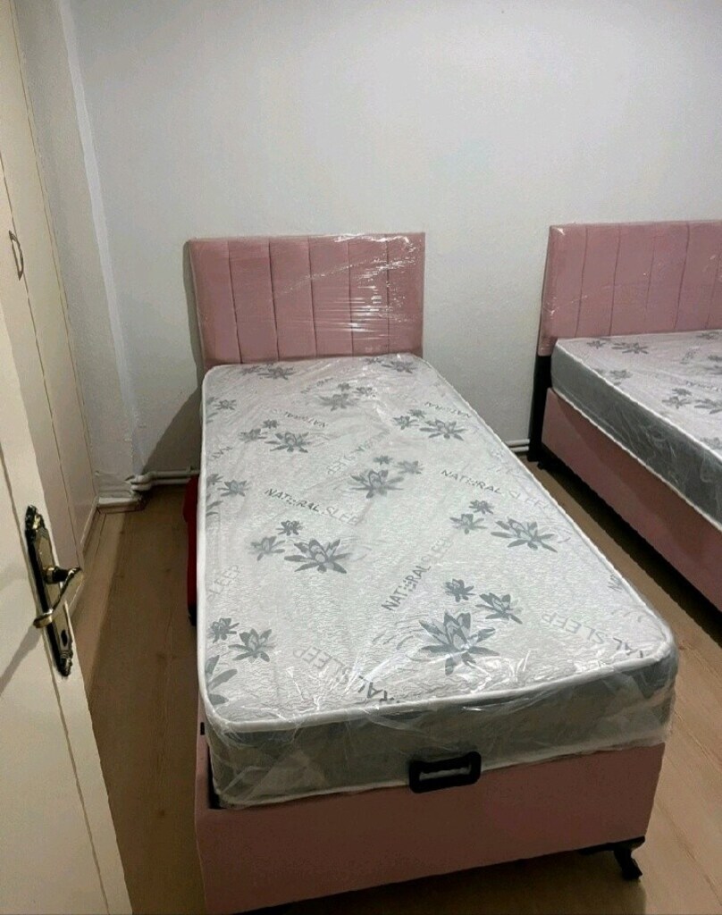 Tek kisilik Baza Baslik Yatak - 2
