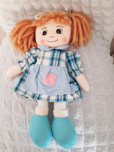30 cm oyuncak bez bebek satılıktır.Hic kullanılmamıştır.