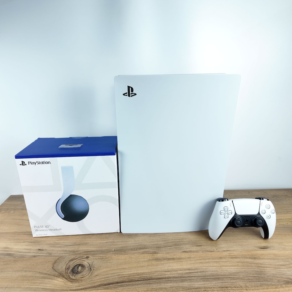 PLAYSTATION 5 STANDART CDLİ KASA TEK KOL + PULSE KULAKLIK SIFIR - 2
