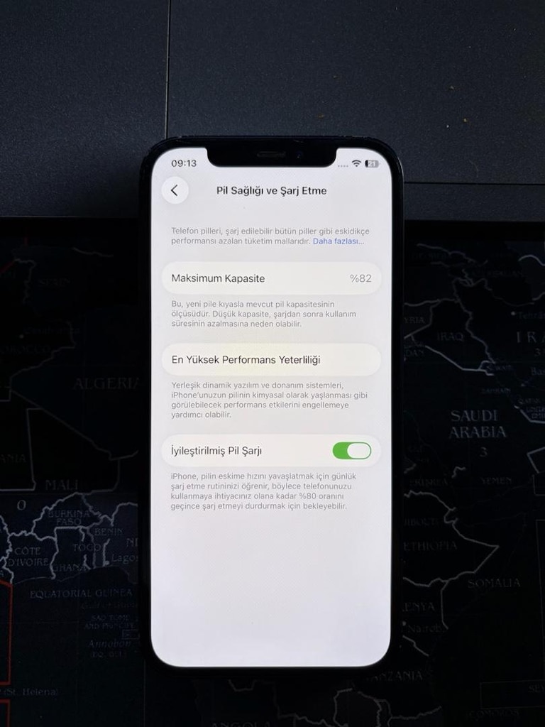 İPHONE 12 TR CİHAZI PİL SAĞLIĞI %82 - 7