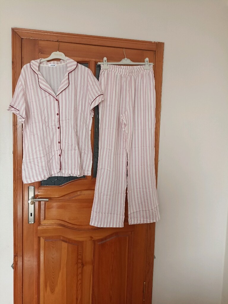 PİJAMA TAKİMİ bayan pijama kısa kollu düğmeli pijama