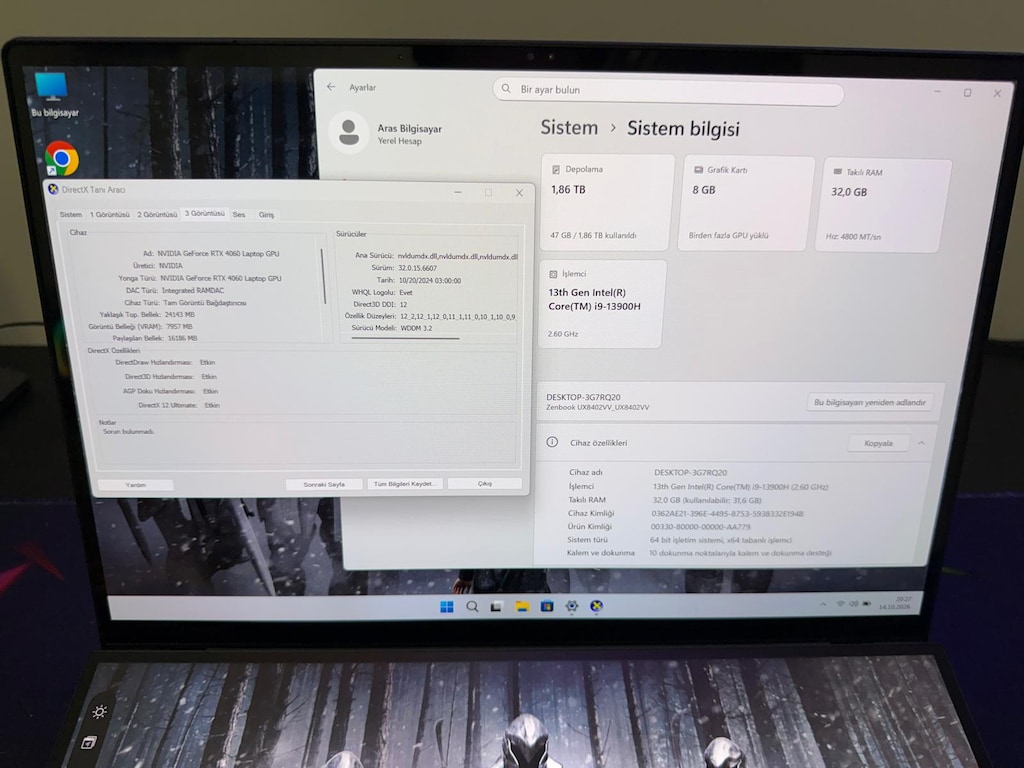 Asus Zenbook Pro 14 Duo i9 32GB 2TB RTX4060 OLED - 7