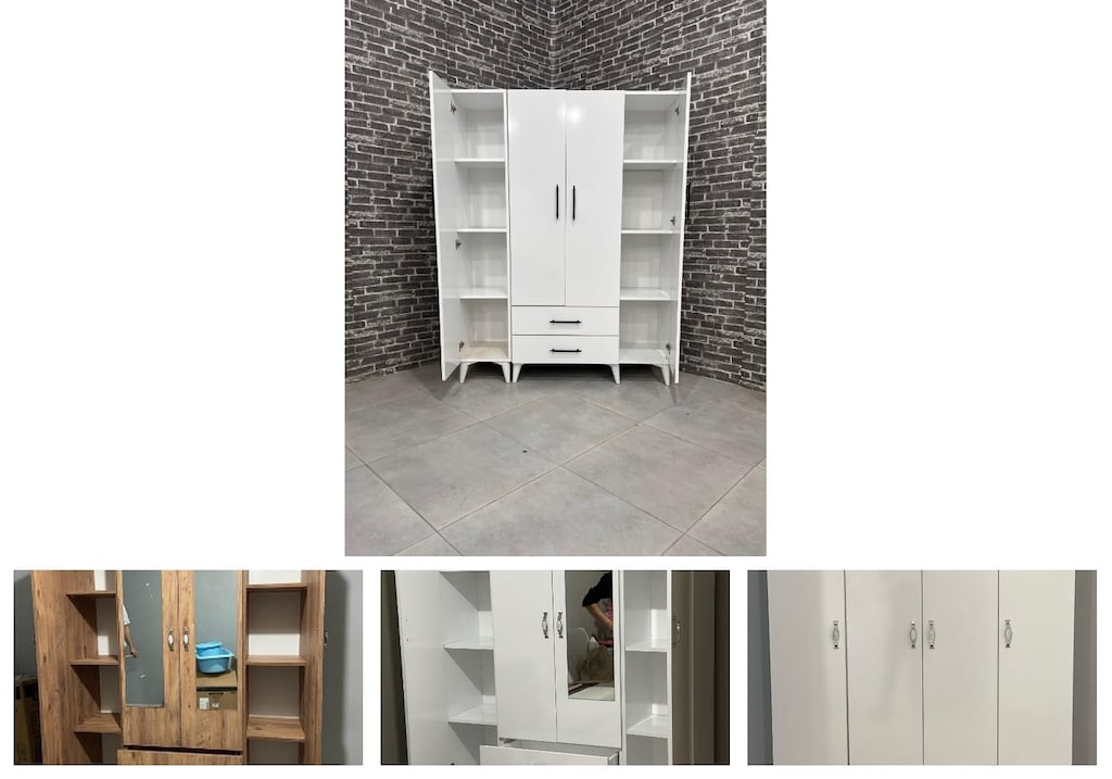 4 kapaklı elbise dolabı tyxfnzejrw - 4