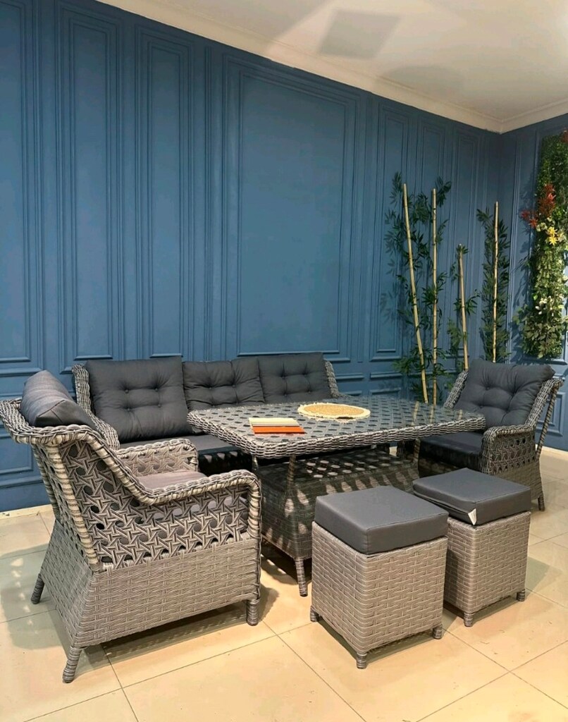 Bahçe balkon mobilya oturmagrubu Rattan takımı - 3