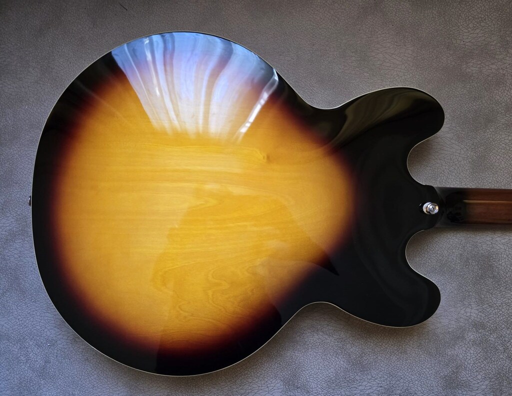 EPIPHONE ES-335 SEMI HOLLOW BODY VINTAGE SUNBURST ELEKTRO GİTAR - 6