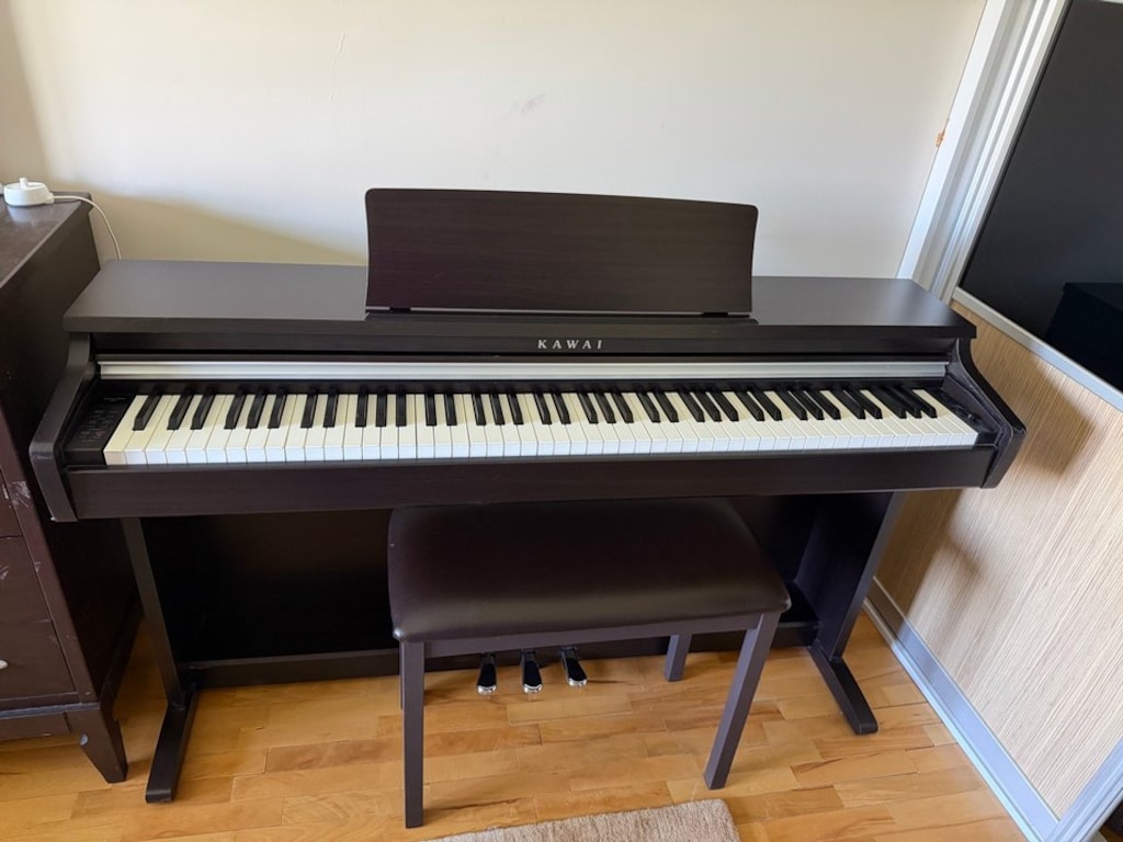 KAWAI CN17B Siyah Dijital Duvar Piyanosu - 7