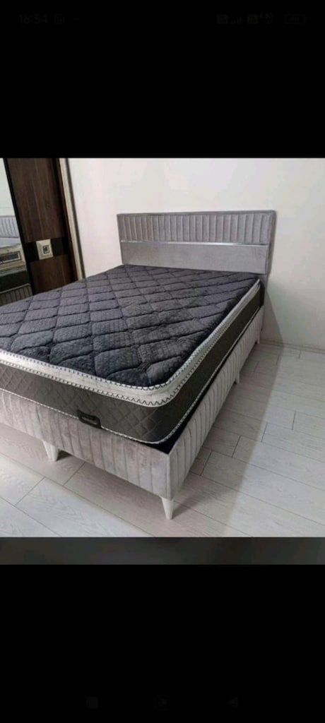 çift kişilik baza başlık yatak - 6