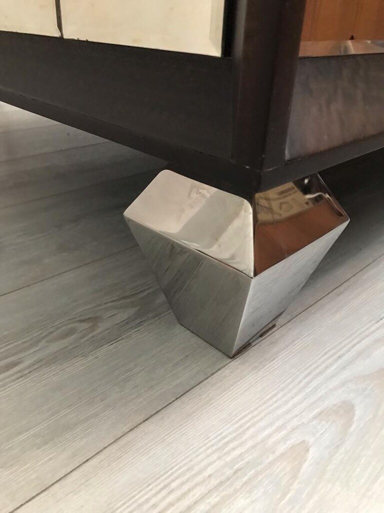 Özel Yapım Eskitme Aynalı Orta Sehpa - 3