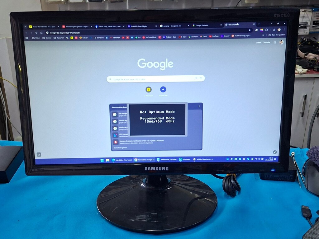 Samsung 18.5" 5ms S19C150F Geniş Ekran LED Monitör - 4