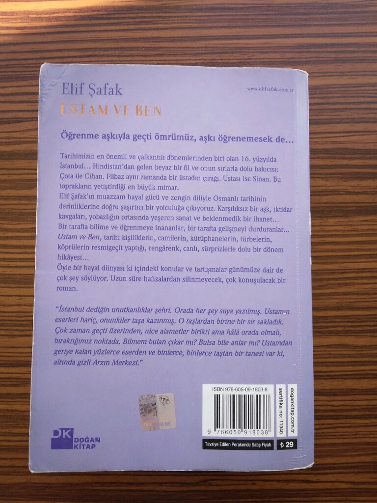 Elif Şafak Ustam ve Ben - 3