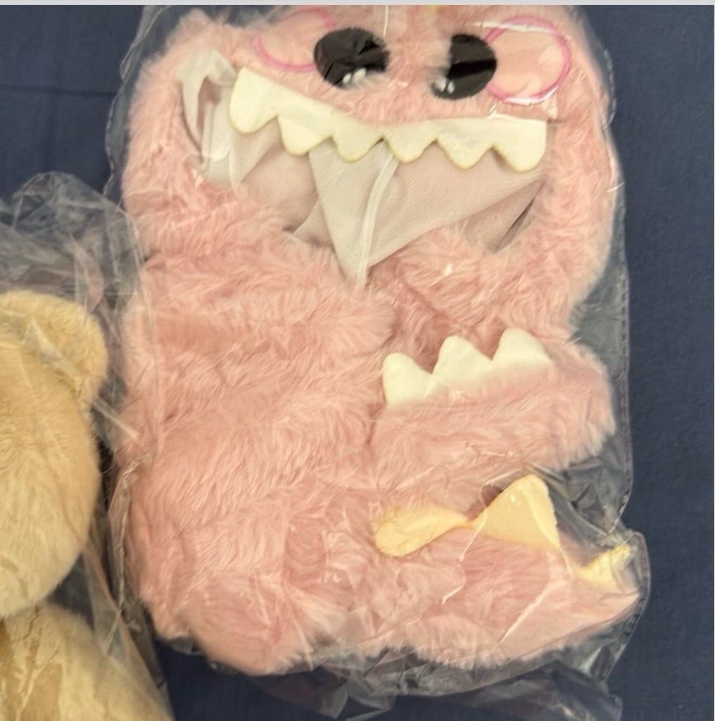 PUFFY HUG BEYAZ PUFFY + PEMBE DİNO KOSTÜMÜ - 16