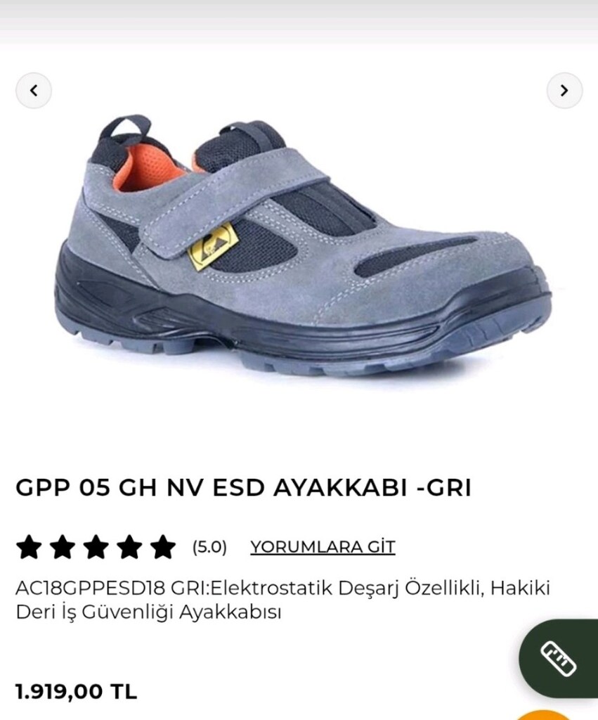 YDS iş güvenliği ayakkabısı - 7