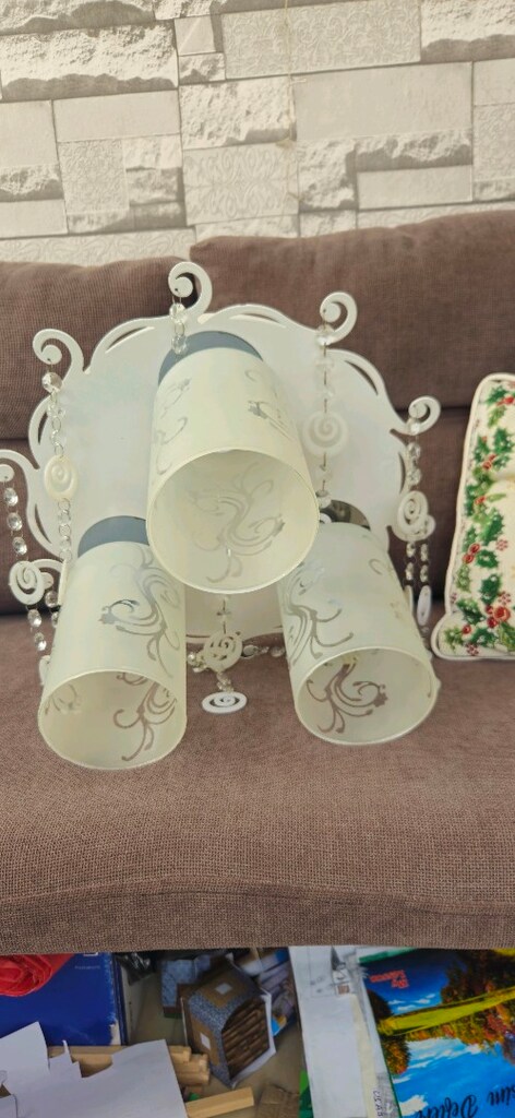 Salon ve Mutfak İçin Modern 3'lü Avize - Kusursuz Durumda toplam 2 ad - 3