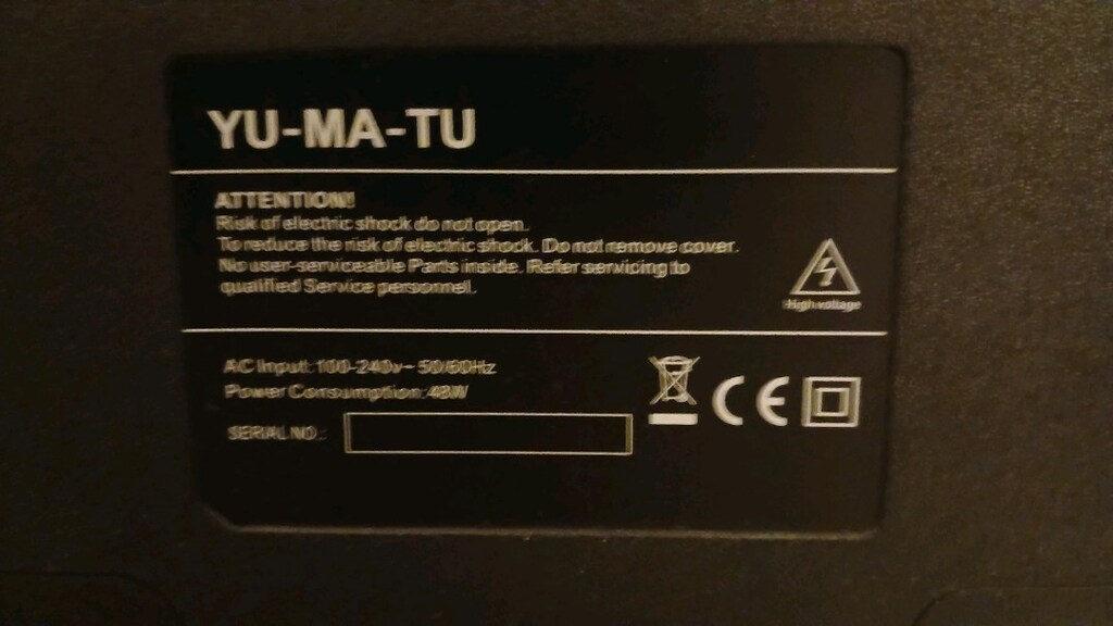 YU-MA-TU LED TV - Arızalı - 2