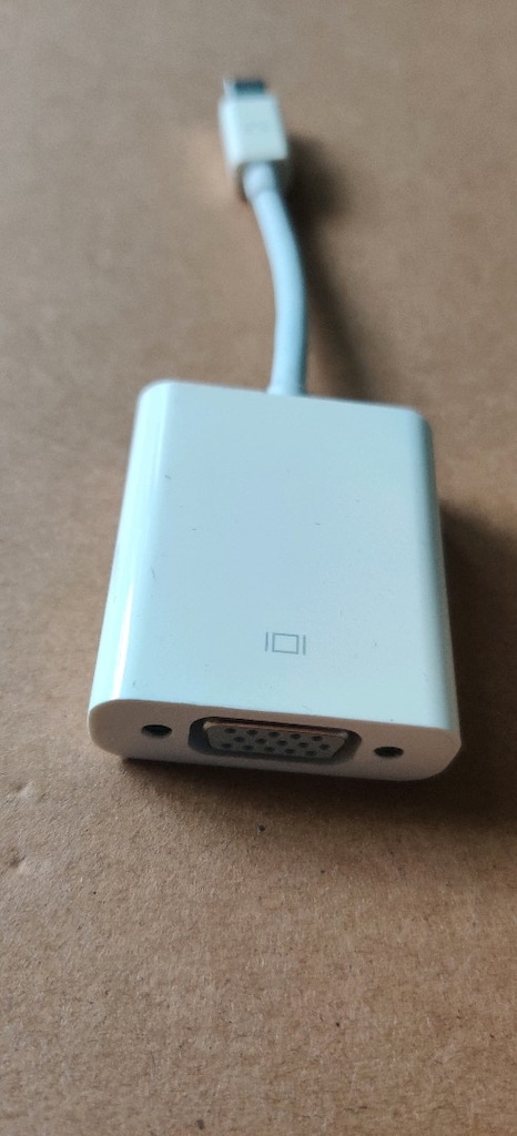 Apple Mini DisplayPort - VGA Adaptörü (Model: A1307). Orijinal. - 2