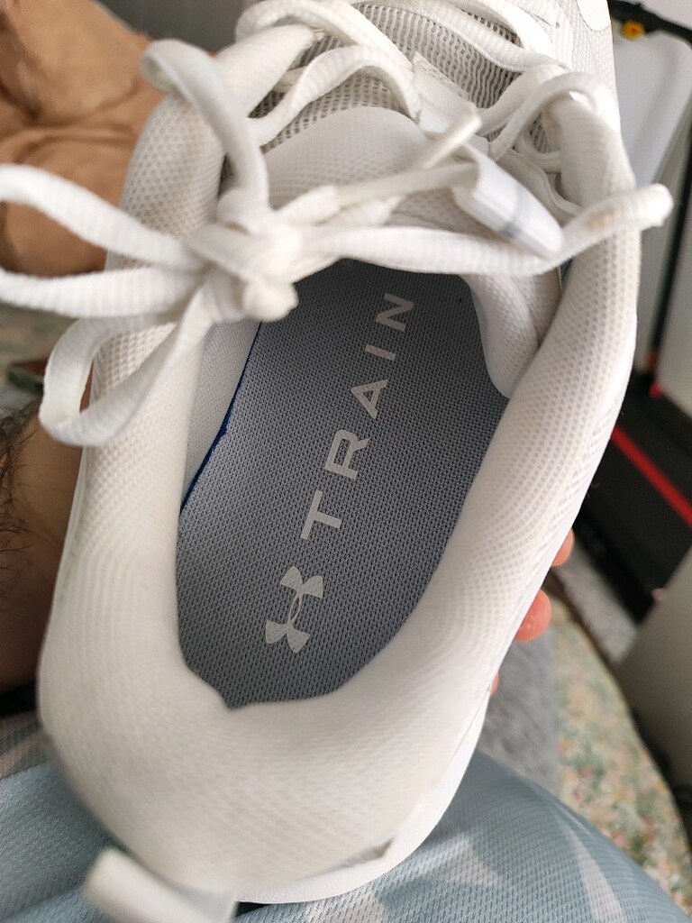 under armour antreman ayakkabısı 43 no beyaz grı sıfır etiketli - 5