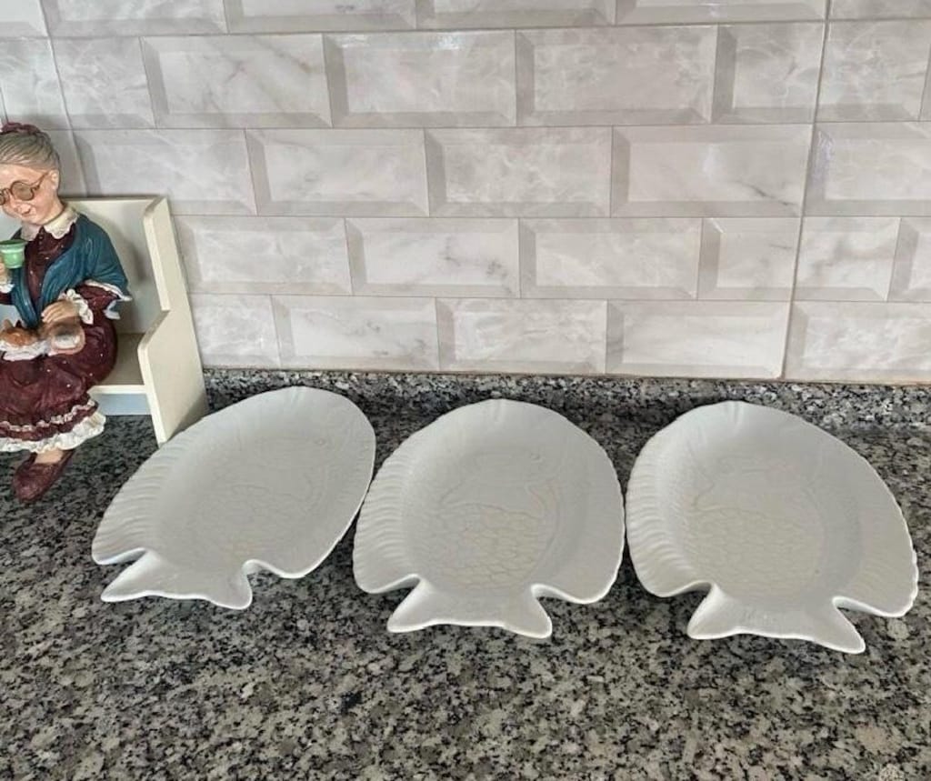 6 ADET büyük 38 cm küçük 28 cm GÜRAL PORSELEN kalın ağırdır - 3