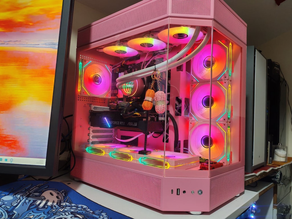 Acegeek Icecube 7 FANLI PEMBE AKVARYUM KASA BOŞ - 12