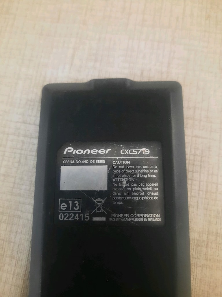 Pioneer teyp kumandası - 2