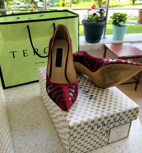 TERGAN STİLETTO BORDO