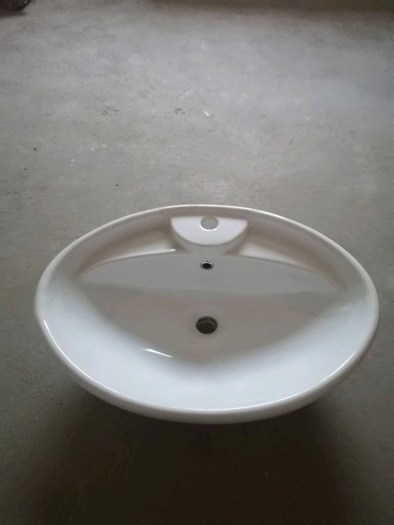 lavabo oval kesim sıfır ürün hiç kullanılmadı - 2