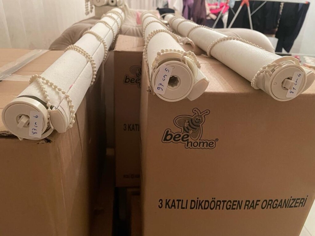 6 Adet Stor Perde / Tül Stor Perde – Toplu Satış - 8