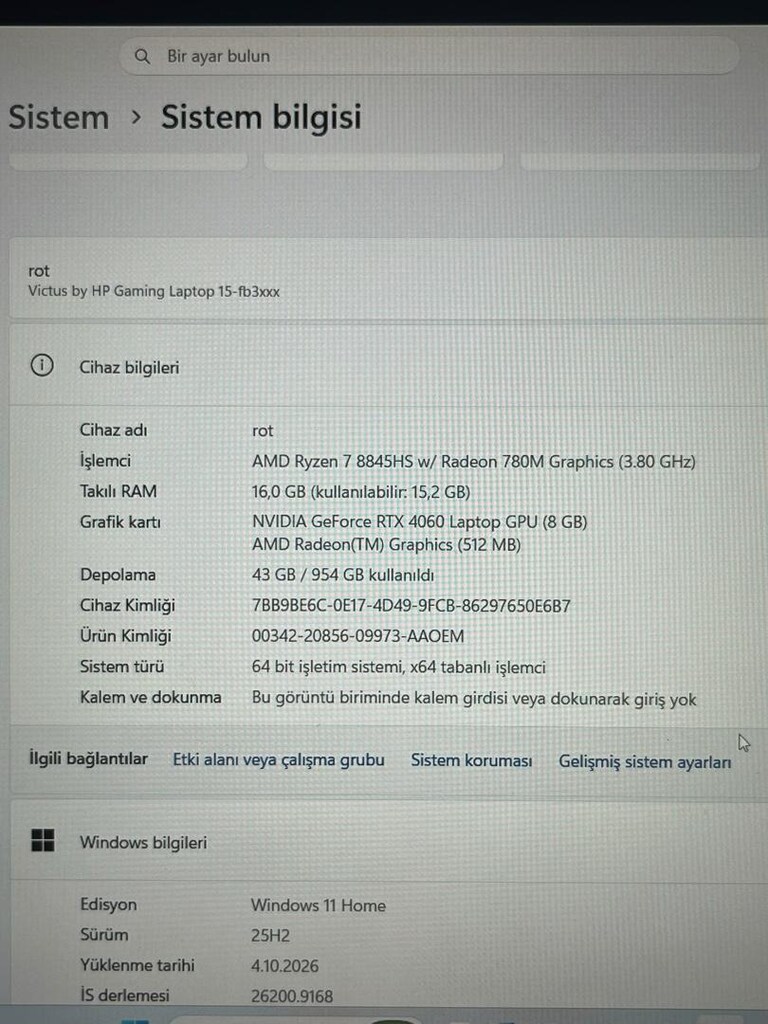 Victus By HP Gaming Laptop 15-fb3008nt (TAKASLI) - 6