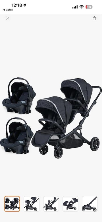 PREGO İBİZA PLUS İKİZ BEBEK ARABASI - 2