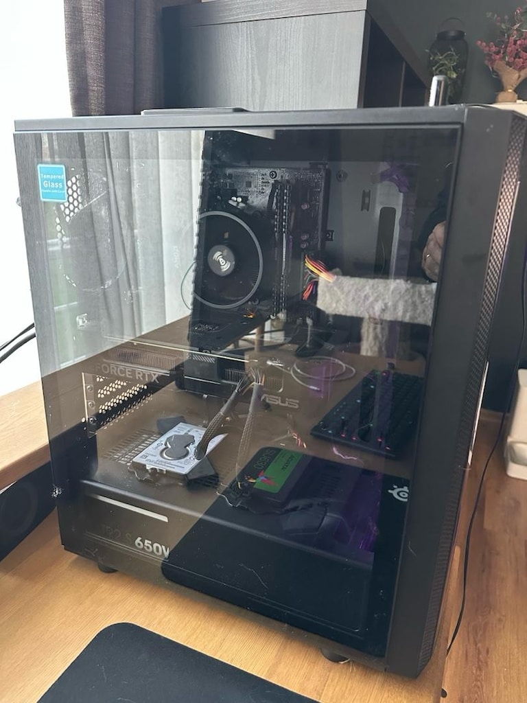 RYZEN 5 3500x-ASUS B450M-K Corsair ddr4 16gb ram ADATA 480 sata ssd - 8