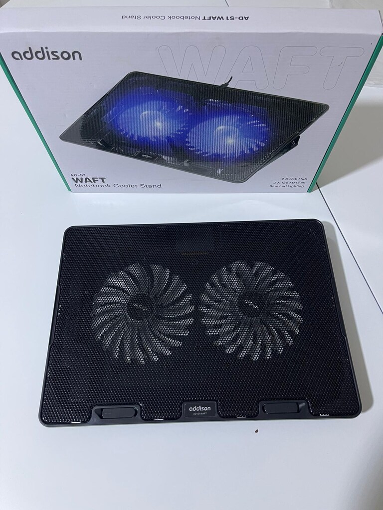 HİÇ KULLANILMAMIŞ ADDİSON AD-S1 LED IŞIKLI LAPTOP SOĞUTUCU STAND - 2