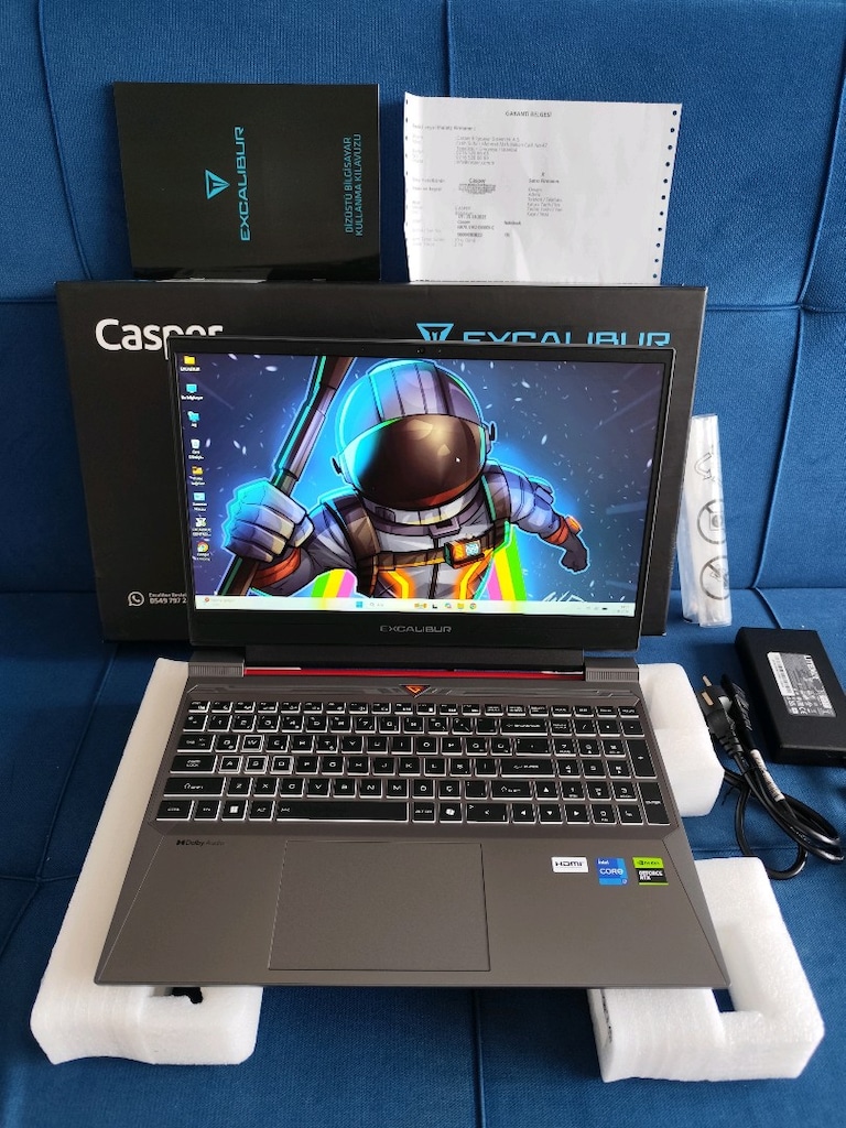 RTX 5060 + 32 GB RAM + 2 TB SSD - İ7 13620H Excalibur Gaming Laptop - 3