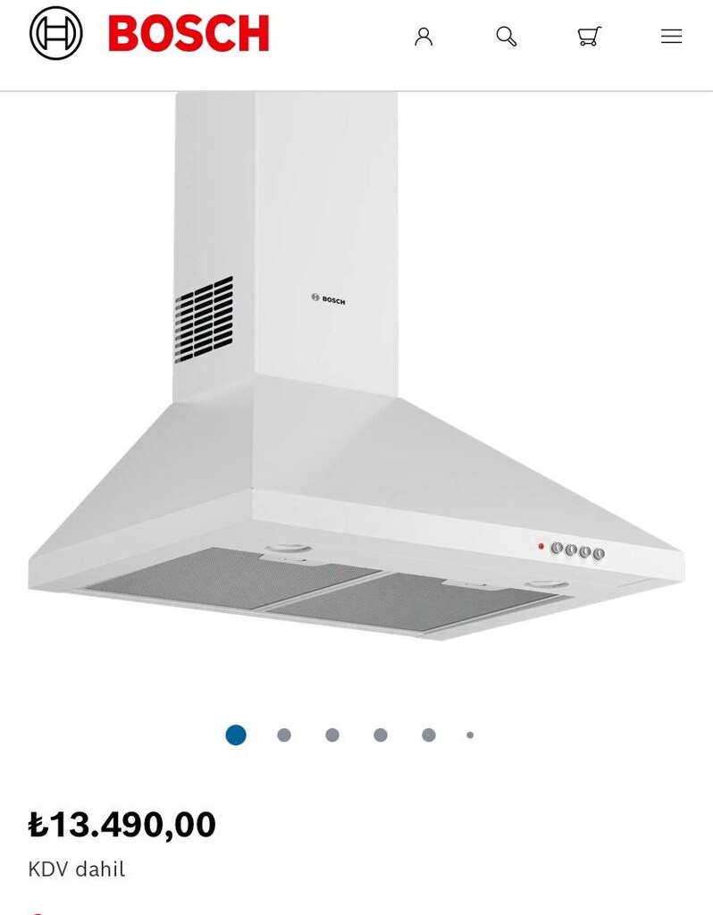 BOSCH DAVLUMBAZ ASPİRATÖR HİÇ KULLANILMADI UYGUN FİYAT - 5