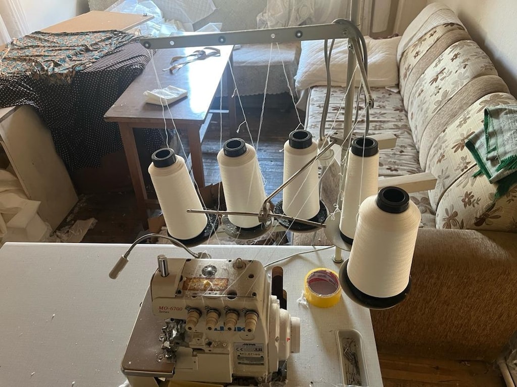 Juki overlok makinası 5 iplik